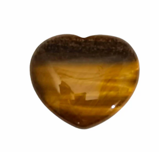 Corazón Mineral Ojo de Tigre